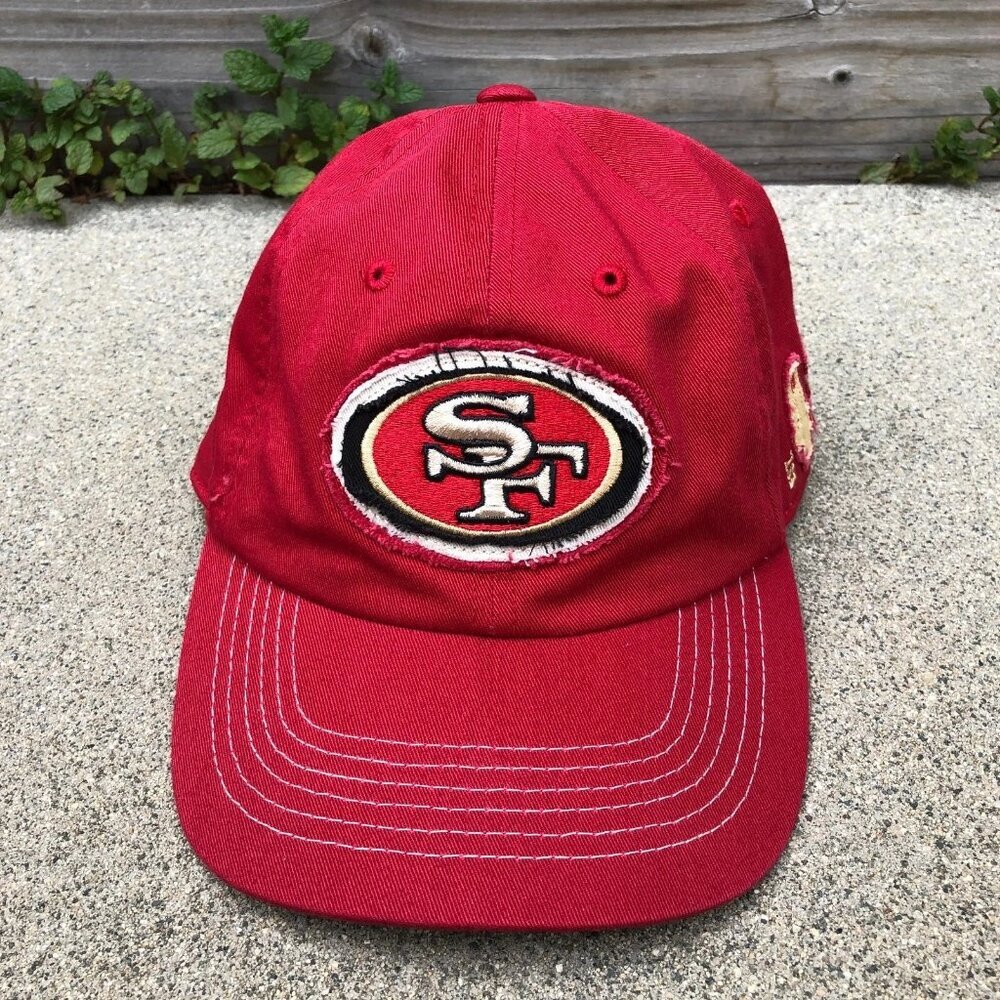 TEAM NFL San Francisco 49ers Dad Hat Men's EST 1946 NFL Adjustable Red Cap​